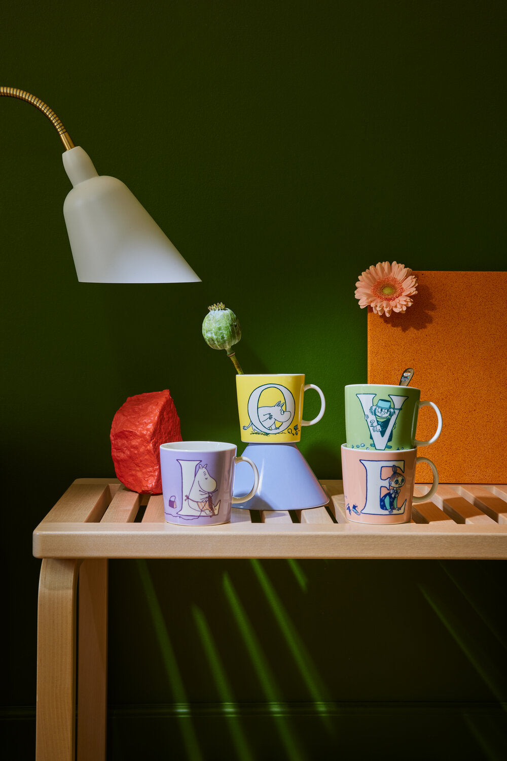 Mumi ABC alfabetkrus, V - 40 cl.